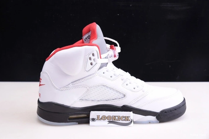 Cheap Husky Fire Silver (2020) Retro Jordan Red Air Tongue 5 DA1911-102 0711